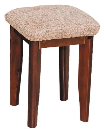 Табурет с чехлом орех рогожка 03А