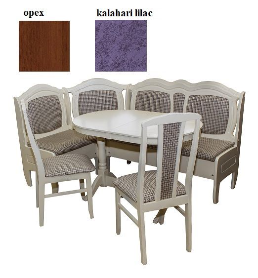 Кухонный угол "Престиж" со стульями орех kalahari lilac