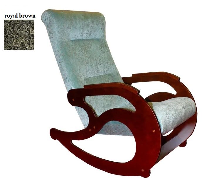 Кресло-качалка орех royal brown