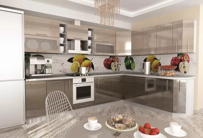 Фасад МДФ "София" Мокко (шоколад) ШВУС 550