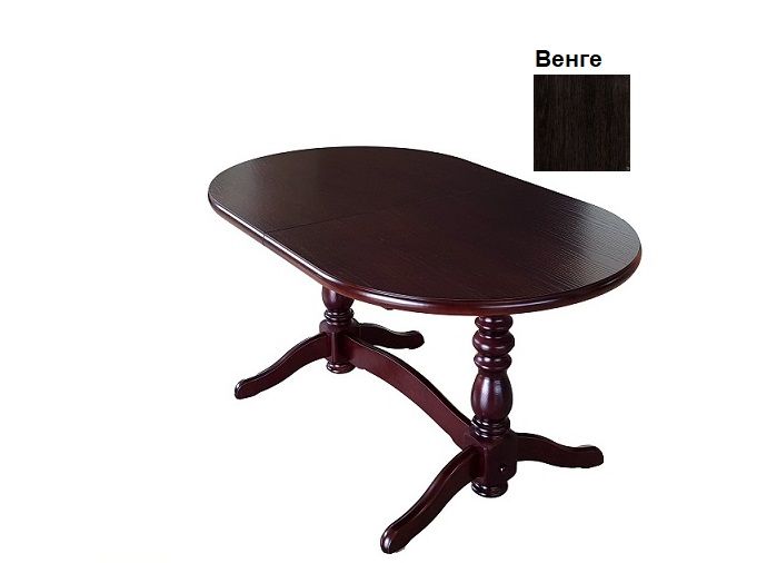 Стол "Империал" (овальный) венге