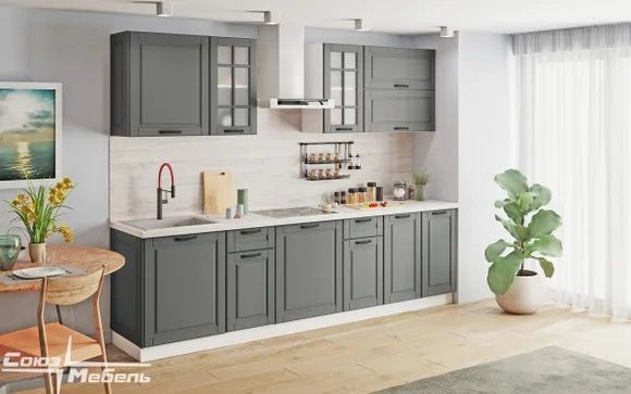 Фальшбок Сканди (Дуб Темно-Серый) №104 для ШВП