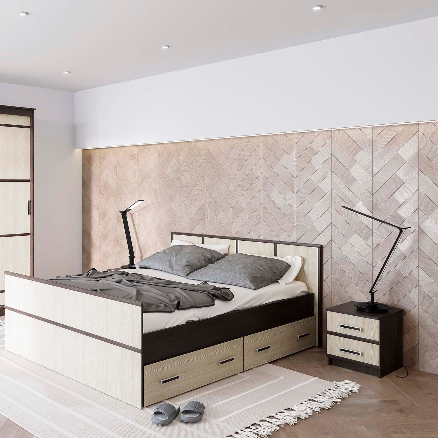 Кровать 1.4 "Сакура" 