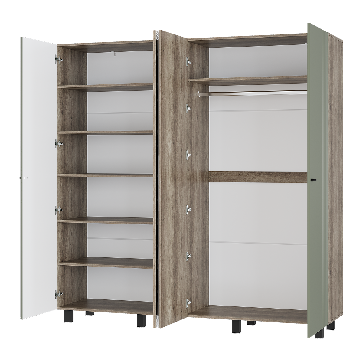 Шкаф 4-х створчатый "Олива" 