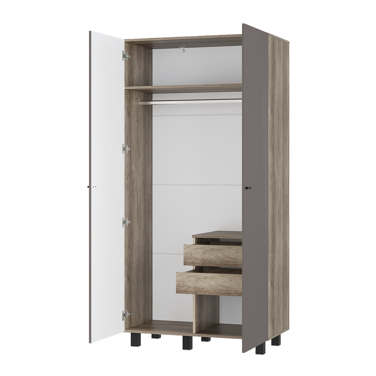 Шкаф 2-х створчатый "Олива" 