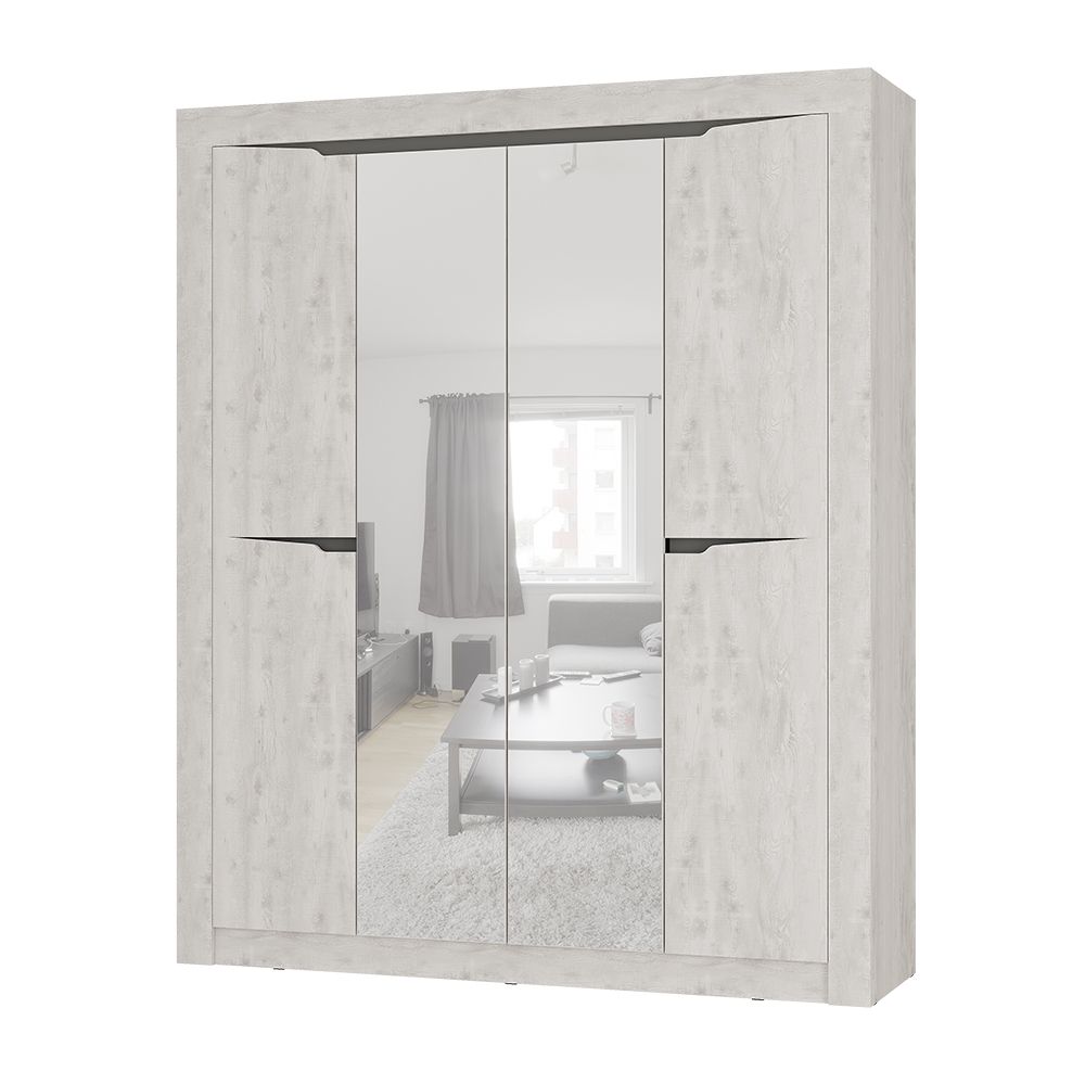 Шкаф 4-х створчатый "Леонардо" 