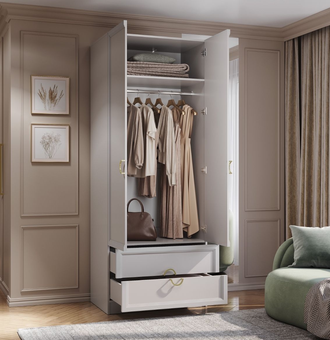 Шкаф 2-х створчатый "Эстетика"