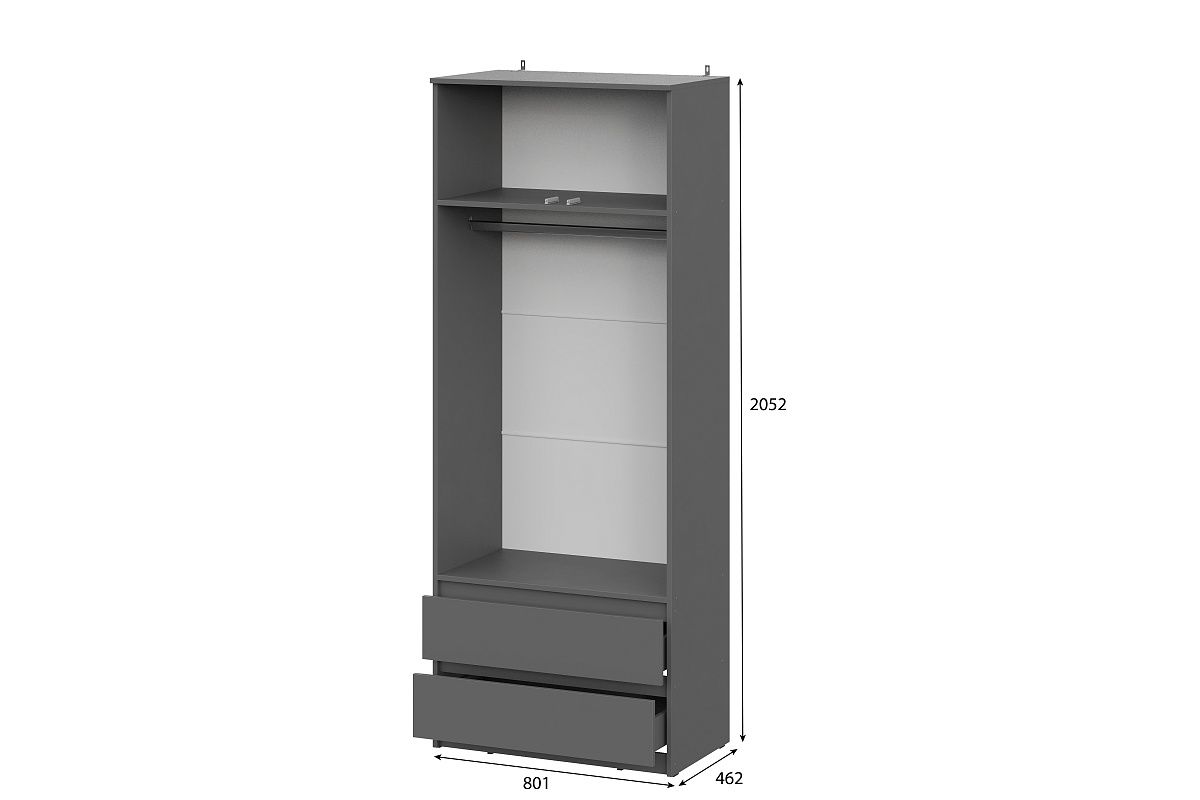 Шкаф двухстворчатый с ящиками "Денвер" 